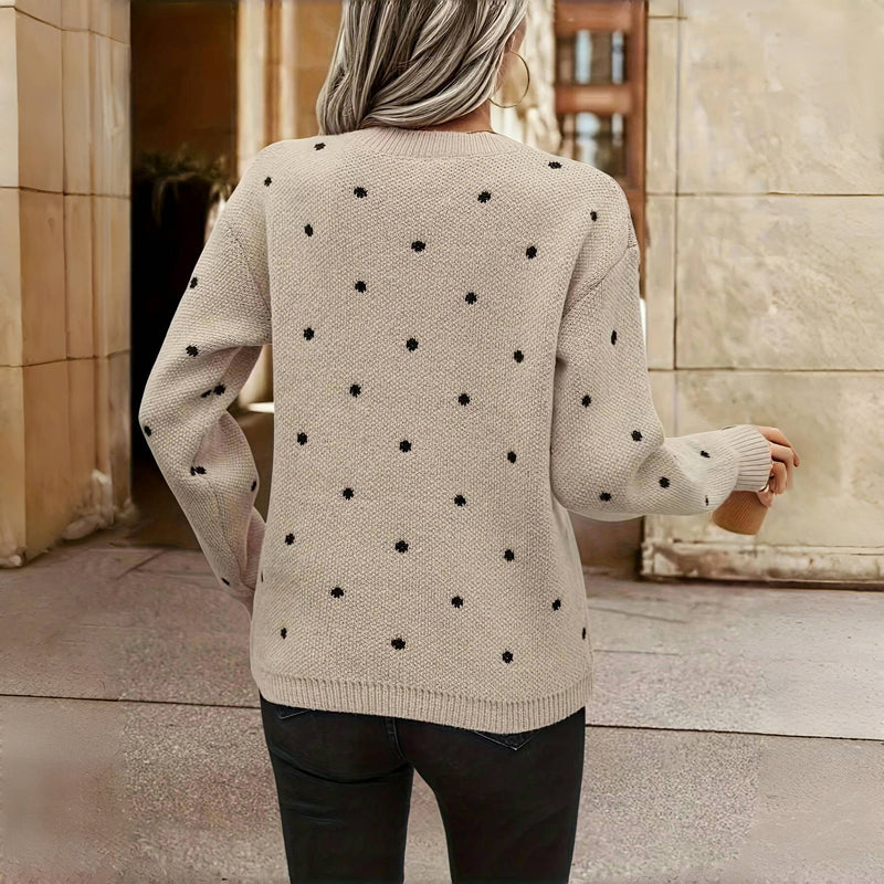 Noella | Pull en Tricot à Pois