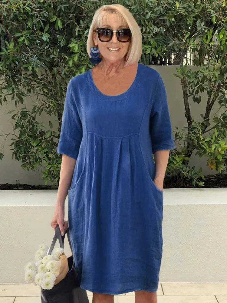 Ruthie | Easy Elegance Linen Dress