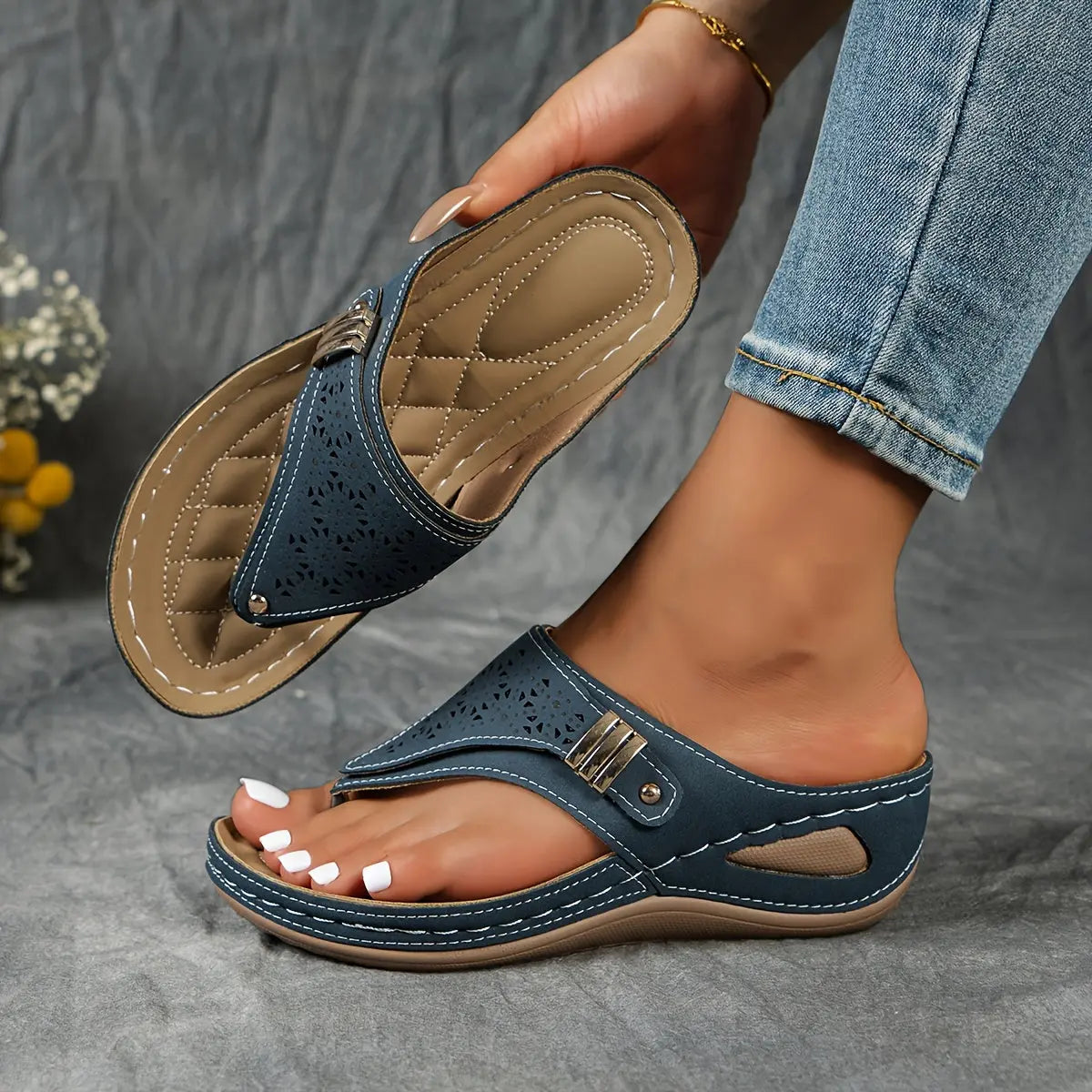 Élodie - Kile-heeled sandals for women