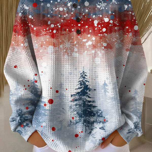 Alva™ - Pull de Noël avec motif doux d'arbre de Noël