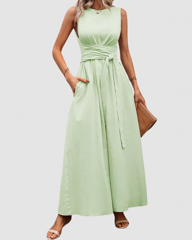 Clara | Elegant Sleeveless Maxi Dress
