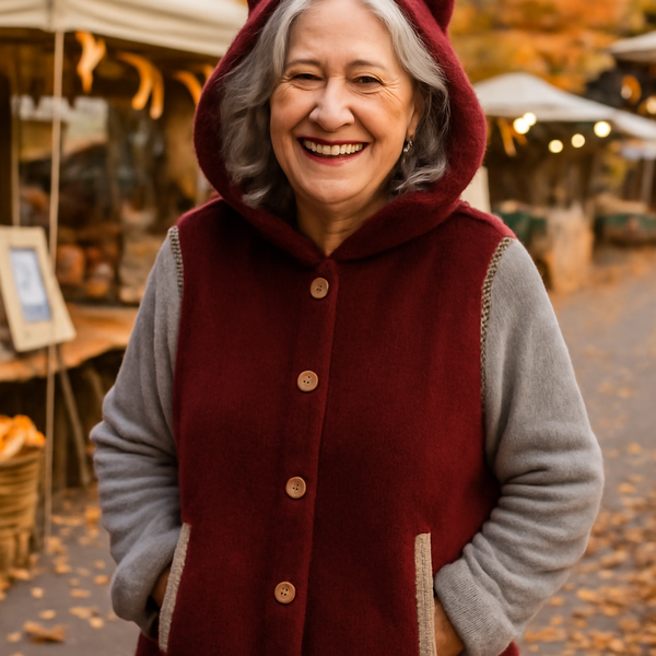 Olivia | Cozy Cat Ear Hoodie - Elegant Comfort for Autumn & Winter