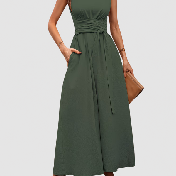 Clara | Elegant Sleeveless Maxi Dress