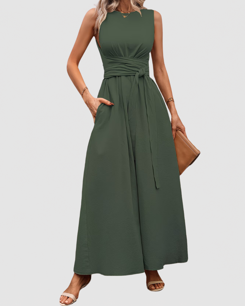 Clara | Elegant Sleeveless Maxi Dress