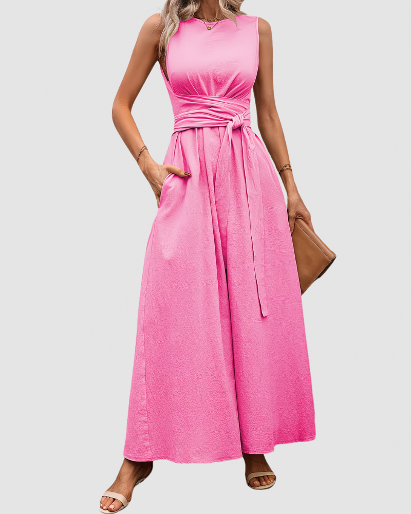 Clara | Elegant Sleeveless Maxi Dress