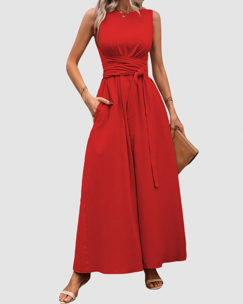 Clara | Elegant Sleeveless Maxi Dress