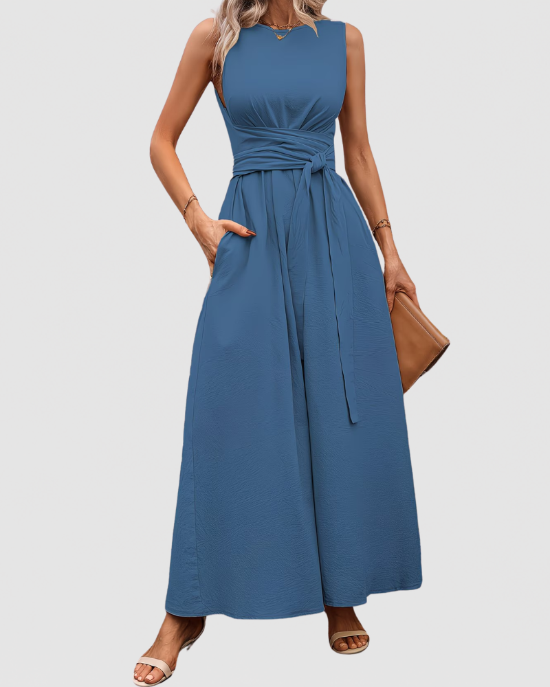 Clara | Elegant Sleeveless Maxi Dress