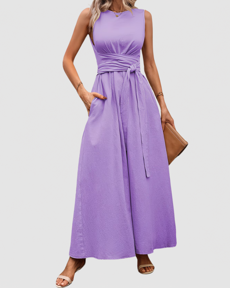 Clara | Elegant Sleeveless Maxi Dress