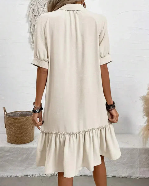 Anna-Rose | Soft Elegance Ruffle Dress