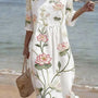 Kayla | Plant & Flower Print Dress