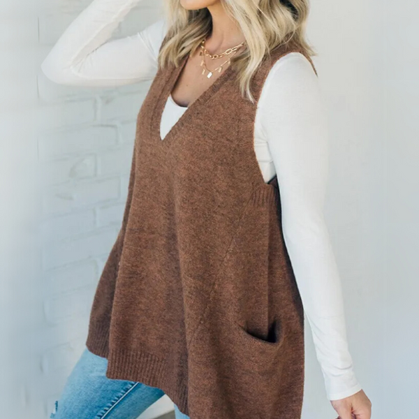 Amisa | Gilet Tricoté Confortable