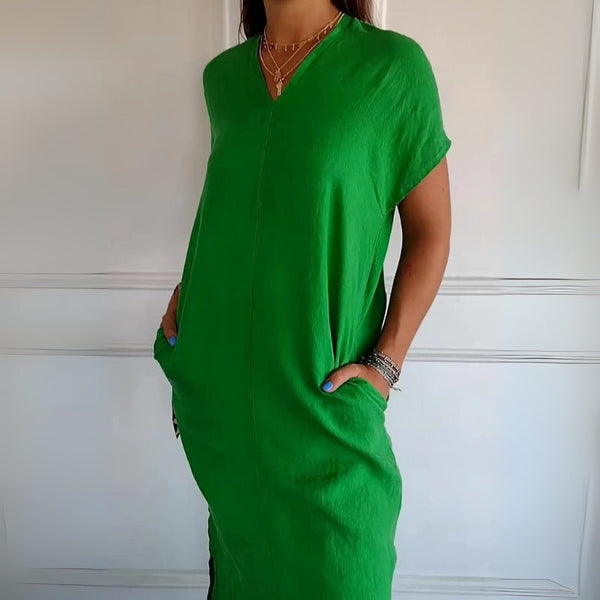 Solivya| Dress with Pockets – Effortless Comfort, Everyday Confidence