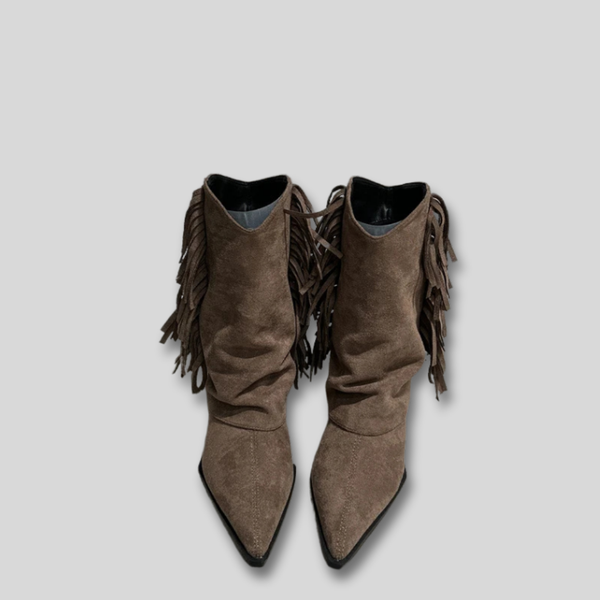 Solange - Bottes de Cowboy Western en Suède