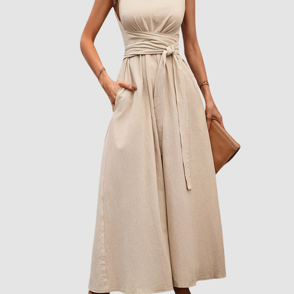 Clara | Elegant Sleeveless Maxi Dress