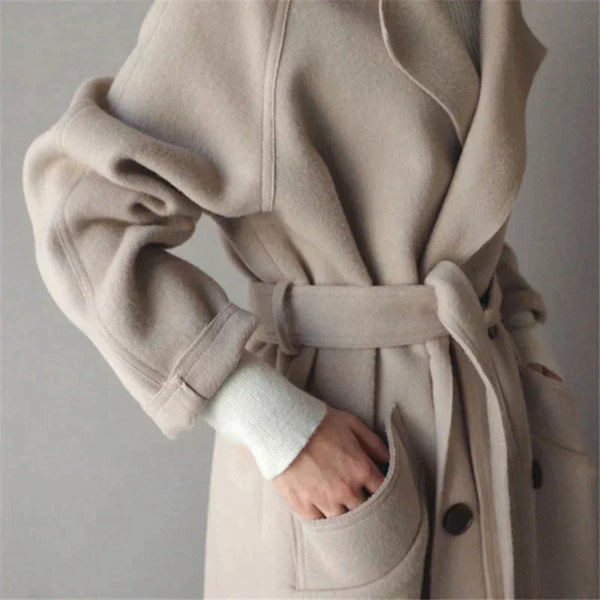Cleo | Long Wool Coat for Women