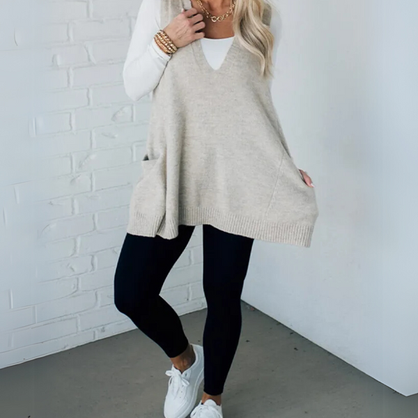 Amisa | Gilet Tricoté Confortable