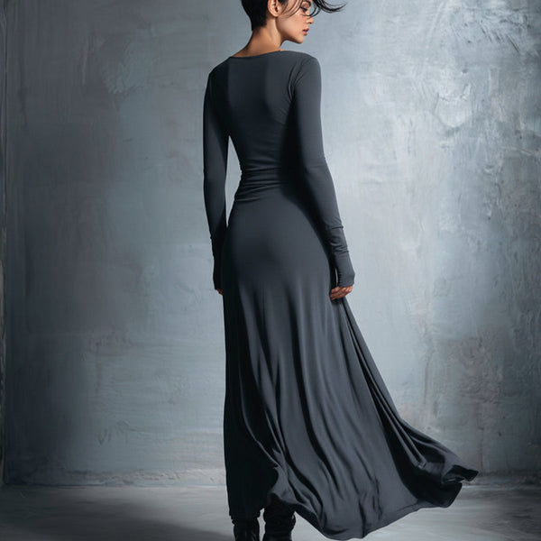 Gabriella – Long dress with side knot