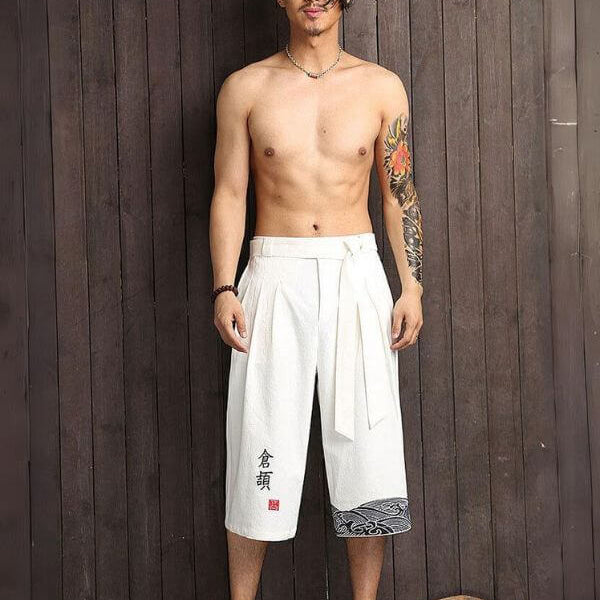 Taro - Pantalon court confort japonais