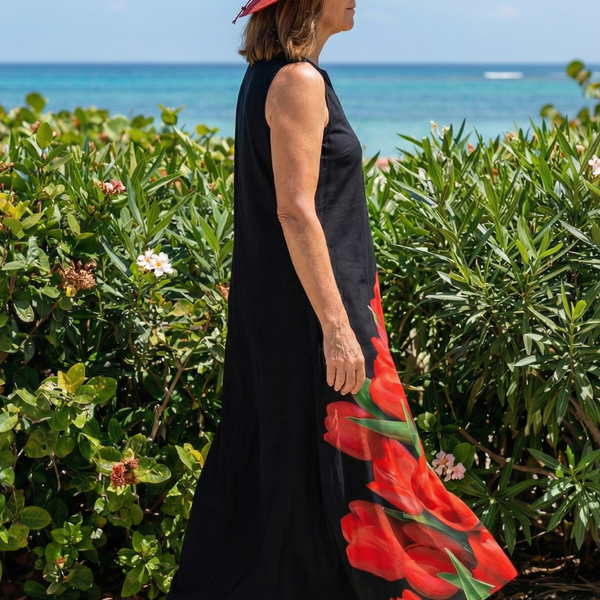 Cylia | Soft Rose Maxi Dress