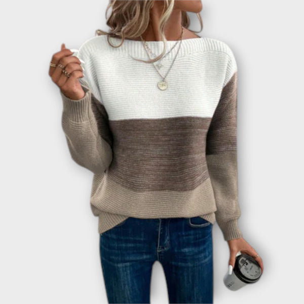 Kendra | Pull Patchwork Douillet