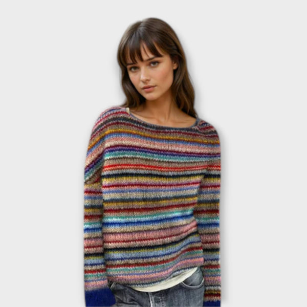 Lila | Pull Rayé Confortable