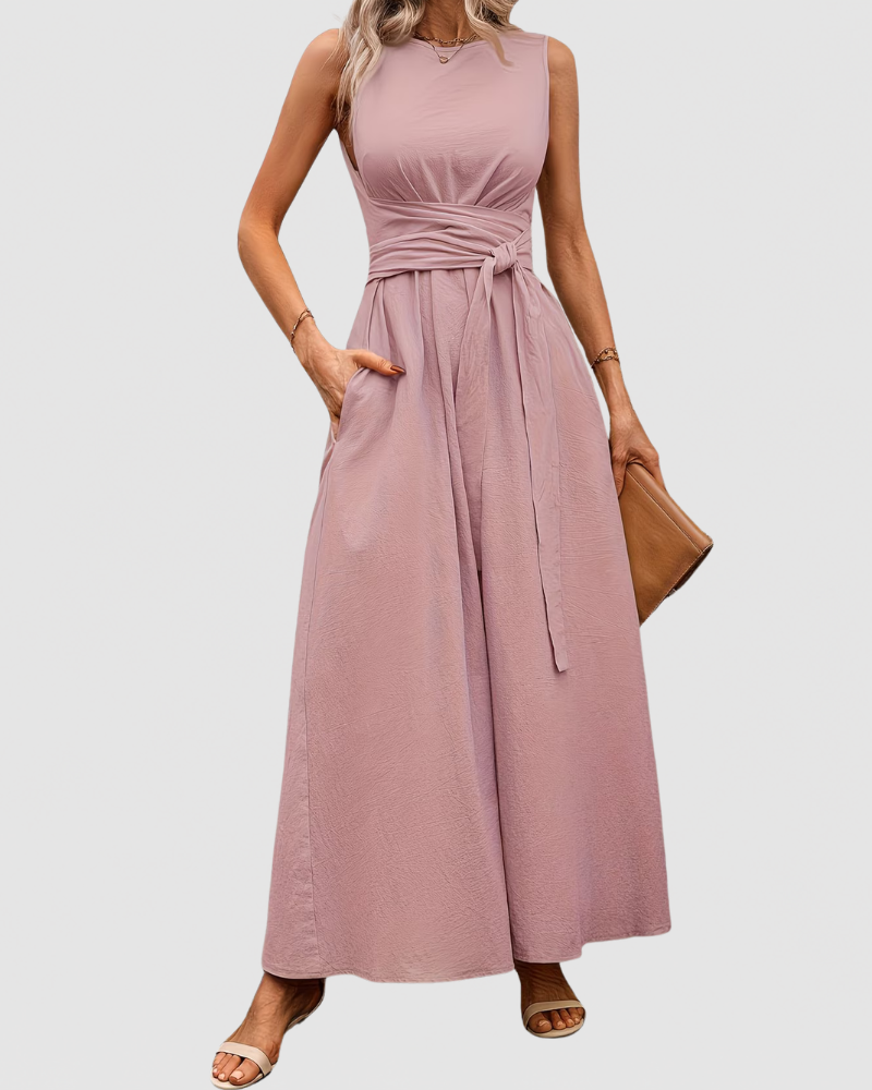 Clara | Elegant Sleeveless Maxi Dress