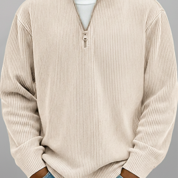 VALENCE | PULL ZIPPÉ CHALEUR LÉGÈRE POUR HOMMES