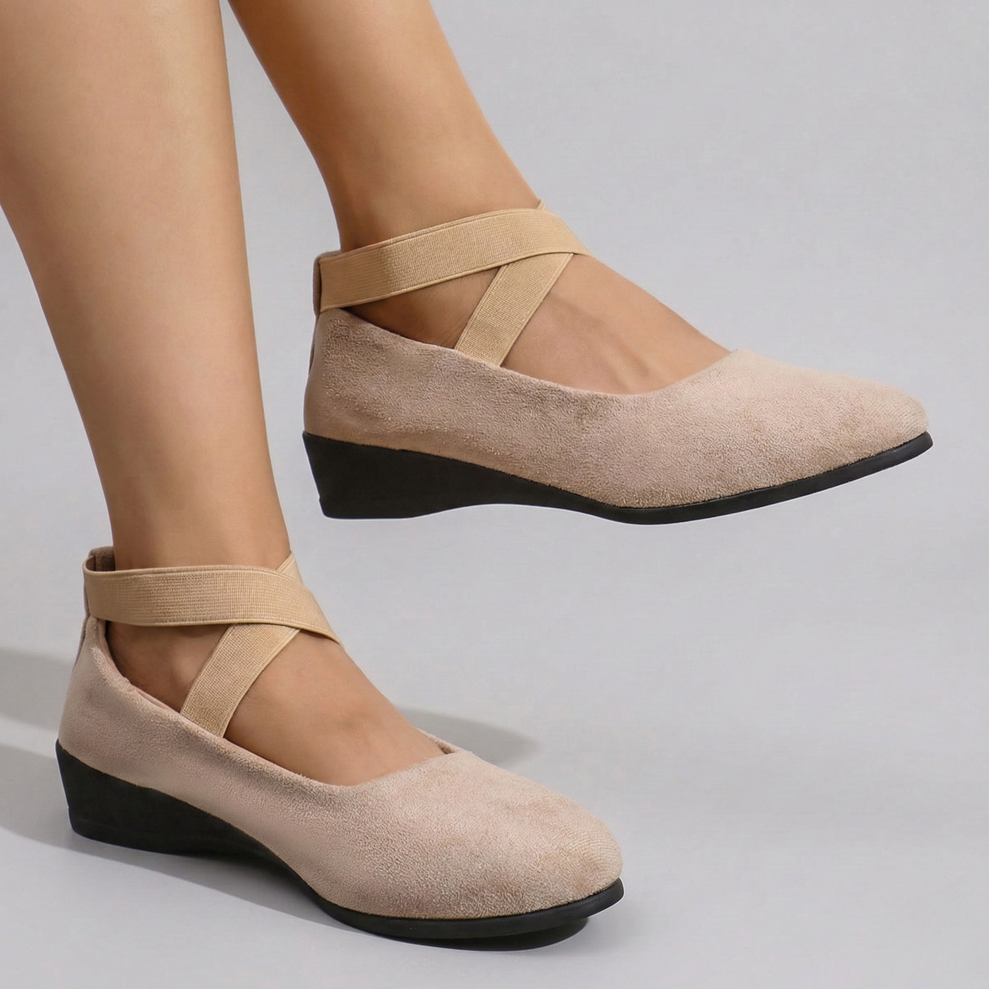 Calerinne | Closed Wedge Ballerina Shoes