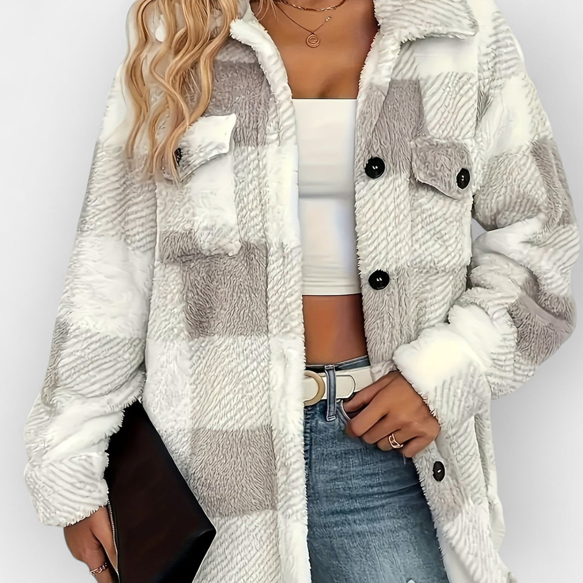 Kristína – Veste en Fleece Doux