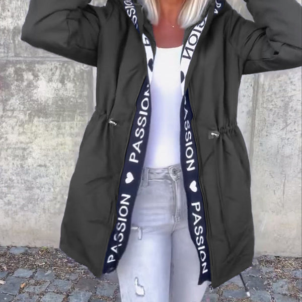 Hoodie Noir avec Imprimé "Passion🖤"