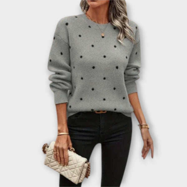Ashlyn | Pull à pois confortable