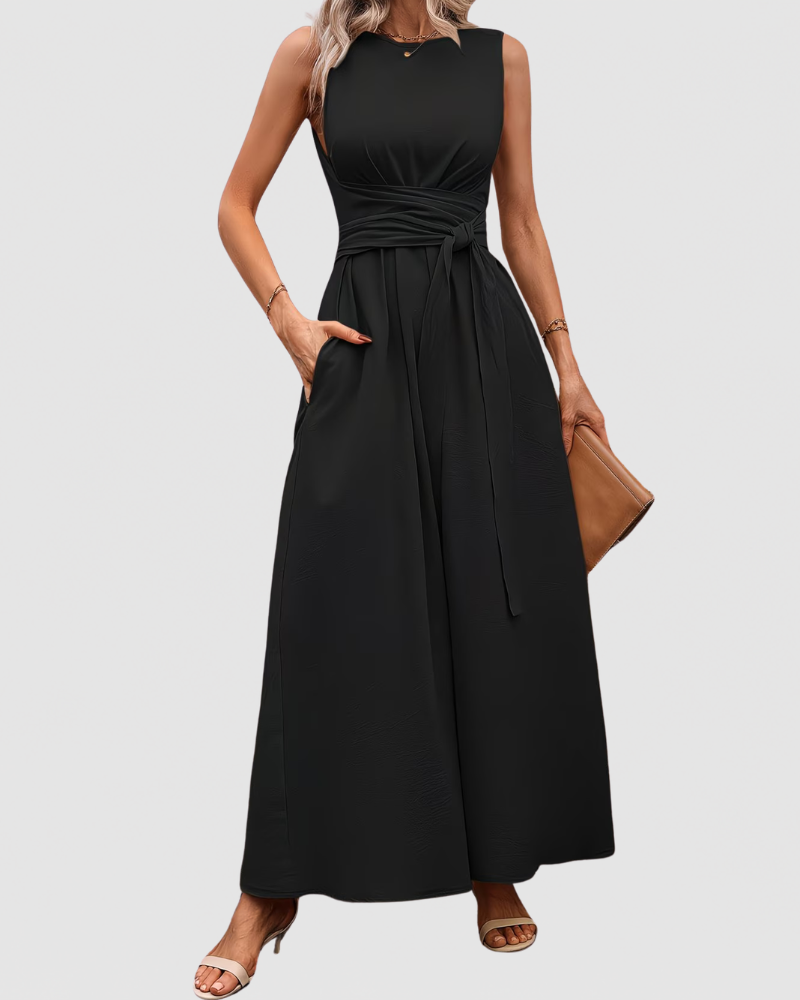 Clara | Elegant Sleeveless Maxi Dress