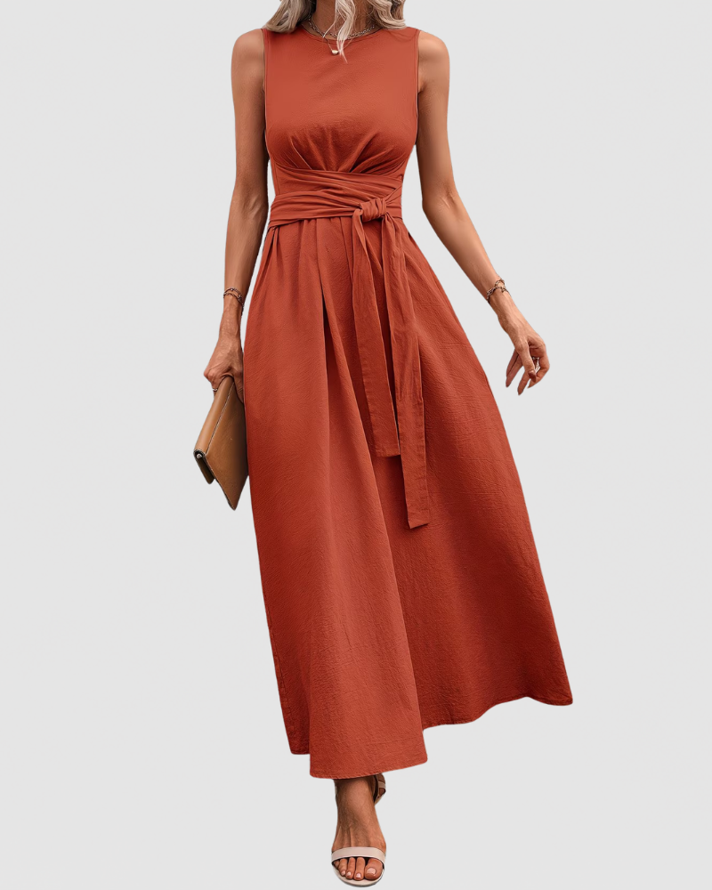 Clara | Elegant Sleeveless Maxi Dress