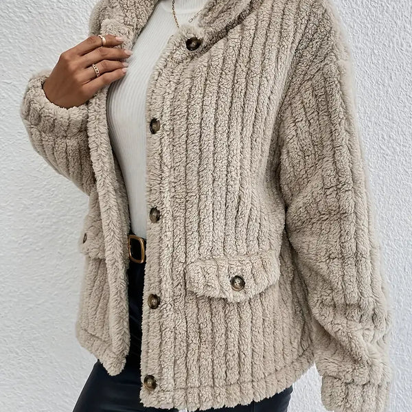Agni | Gilet à Boutons en Velours Réversible
