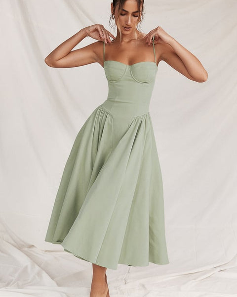 Elara | Robe Corset Midi