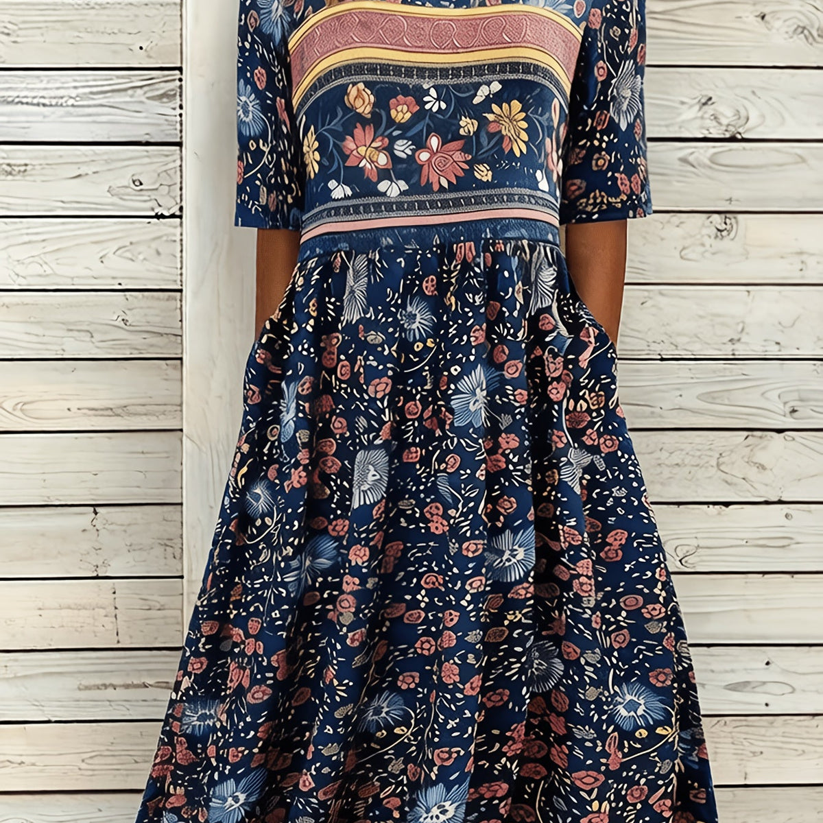 Evelyn | Elegant Bohemian Maxi Dress