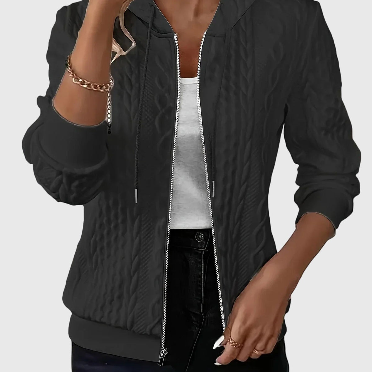Lena – Sweat à capuche zippé
