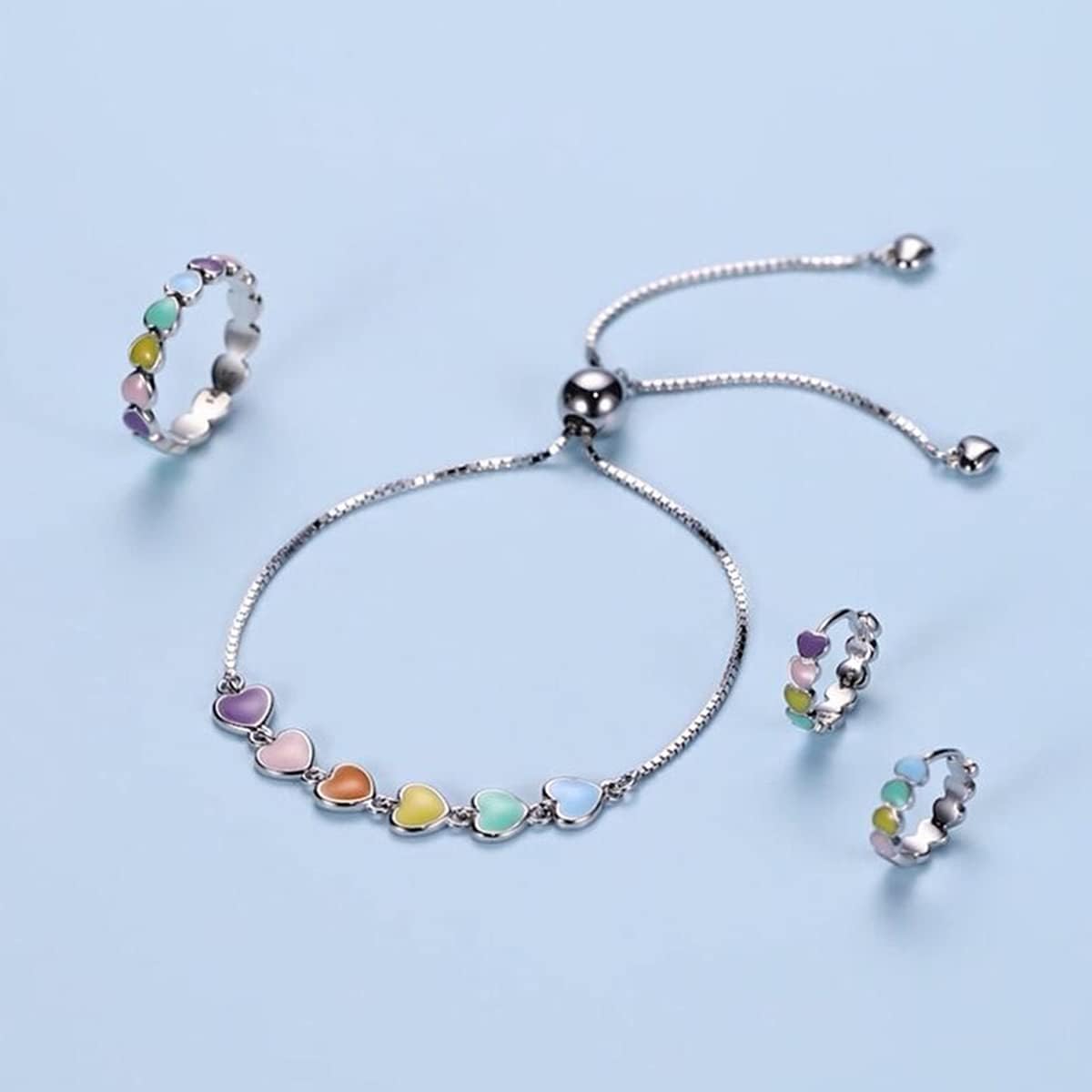 Silver Paw Print Bracelet – Adjustable Fit