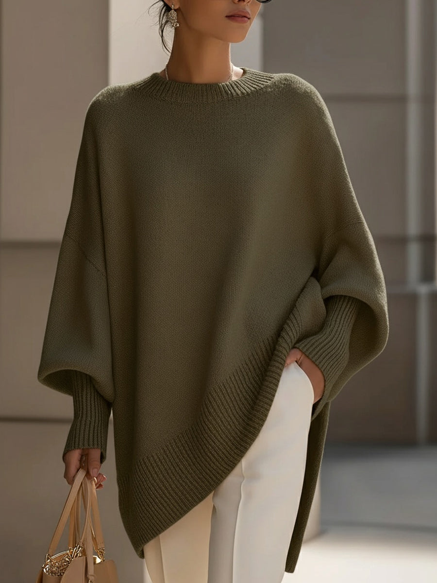 Alina - Pull Tricot Minimal Luxe