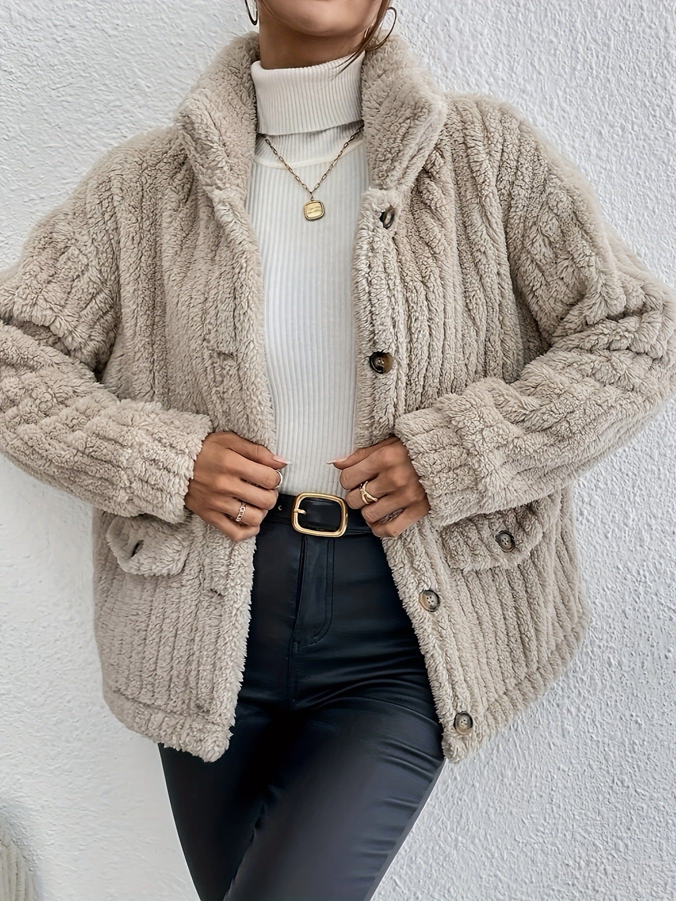 Agni | Gilet à Boutons en Velours Réversible