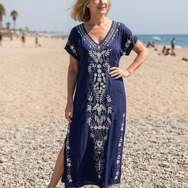 Elyra | Light Drape Midi Dress