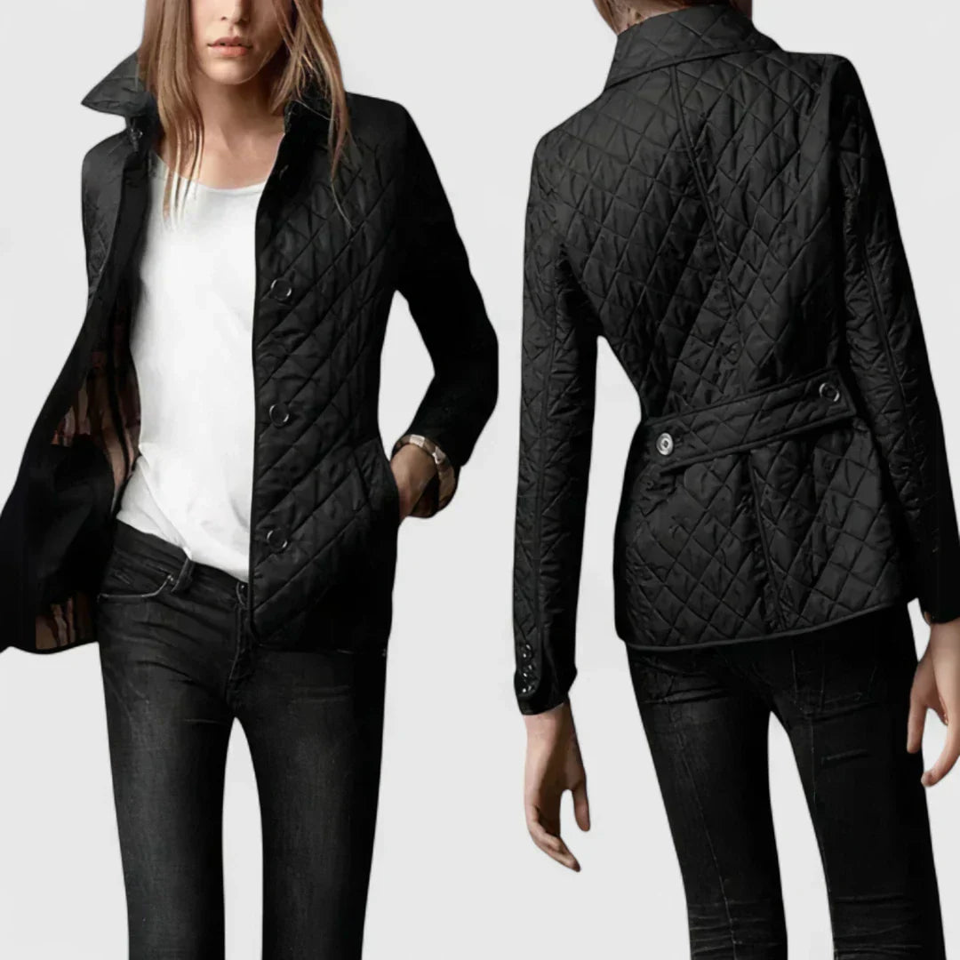 Olivia – Veste Matelassée en Diamant
