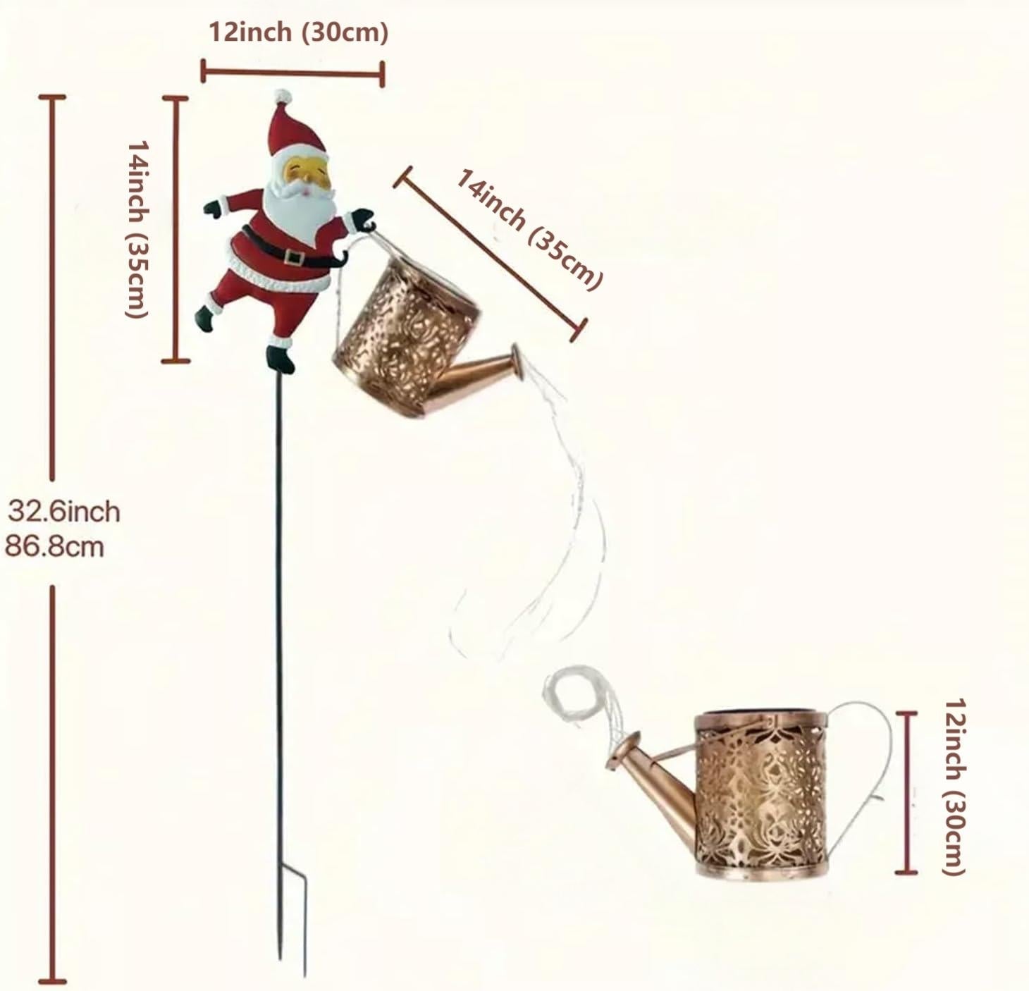 Santa EverGlow | Solar Watering Can