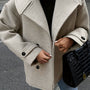 Elise| Stylish Double-Breasted Jacket with Button Details