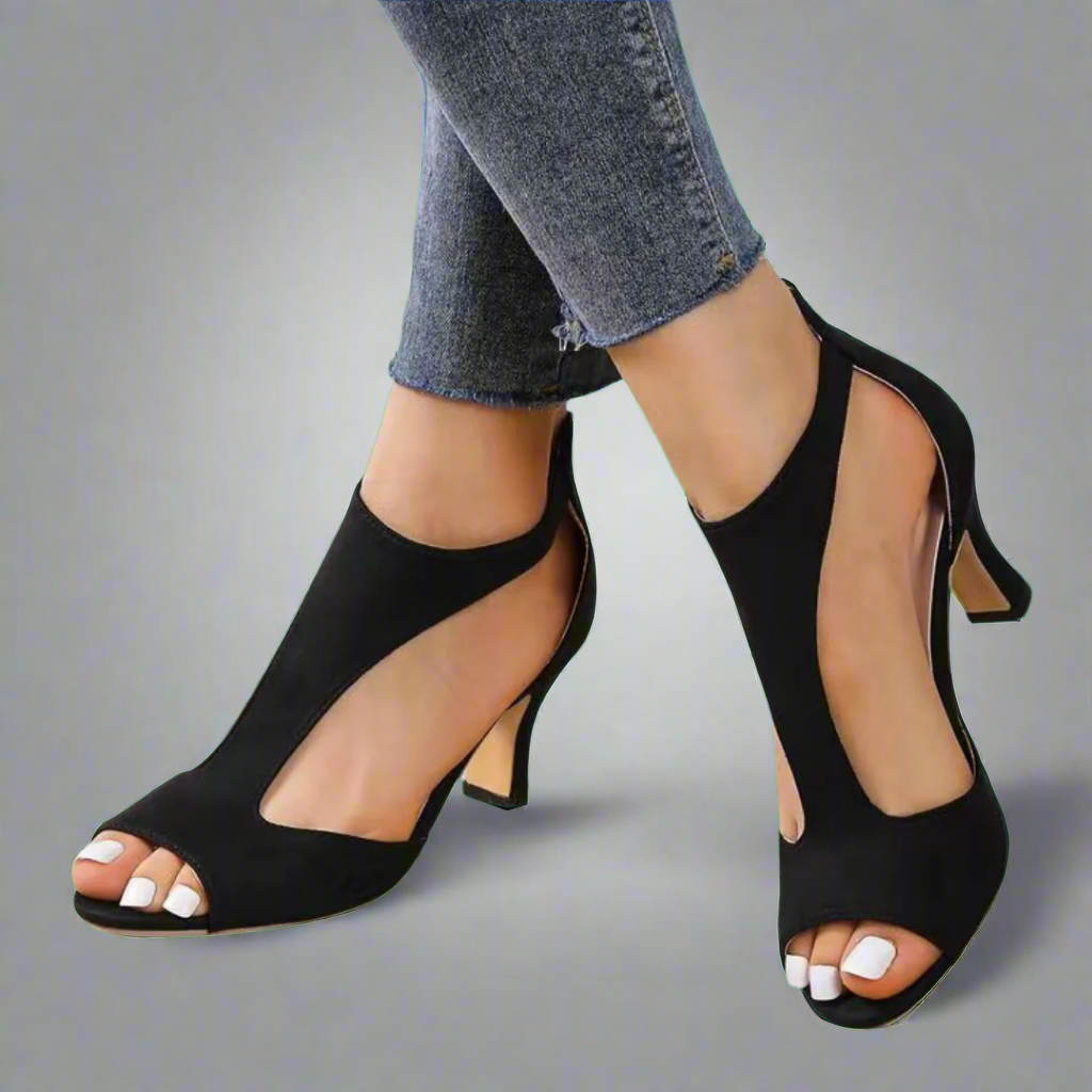 Heidrun | Sandales à Talons Élégantes et Confortables