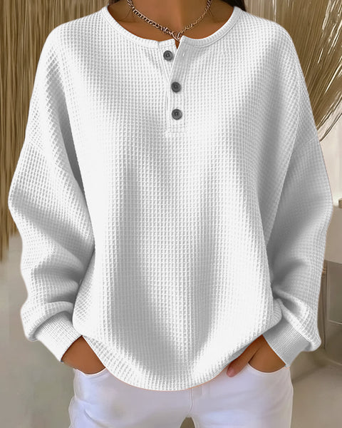 Anne™ - Sweatshirt décontracté avec col