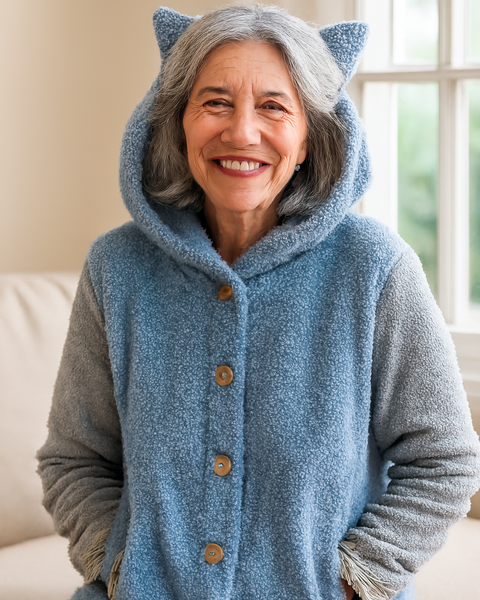 Olivia | Cozy Cat Ear Hoodie - Elegant Comfort for Autumn & Winter