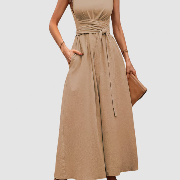 Clara | Elegant Sleeveless Maxi Dress