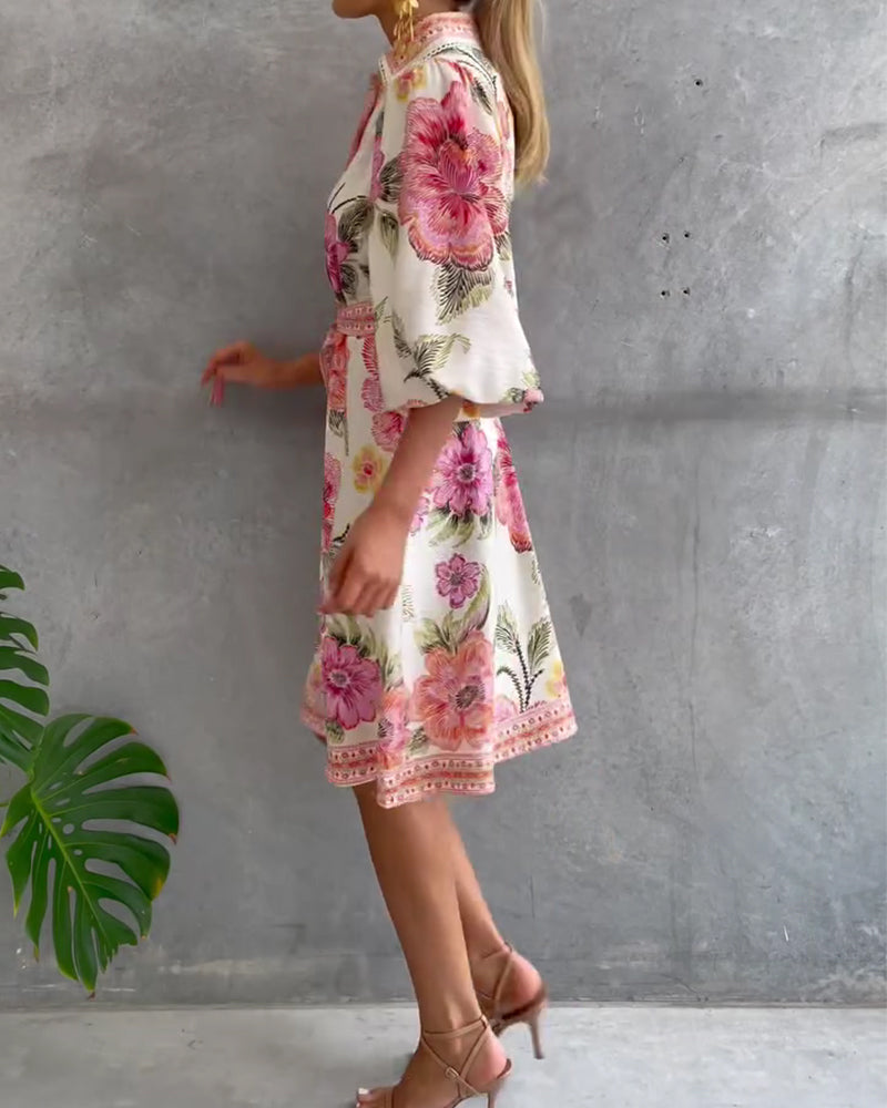 Clara Printed Dress