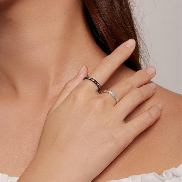 Silver Ring with Paw Design
